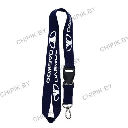 Ланьярд ДЭУ Черный