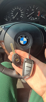 БМВ E53 изготовление дубликата чип ключа зажигания