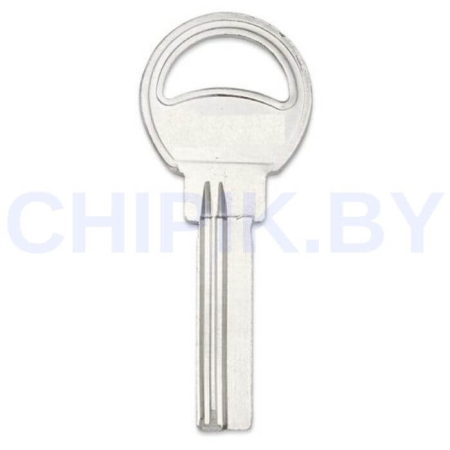 Заготовка ключа SANJIN 2 паза 27.5-7.5-2.1 КНР