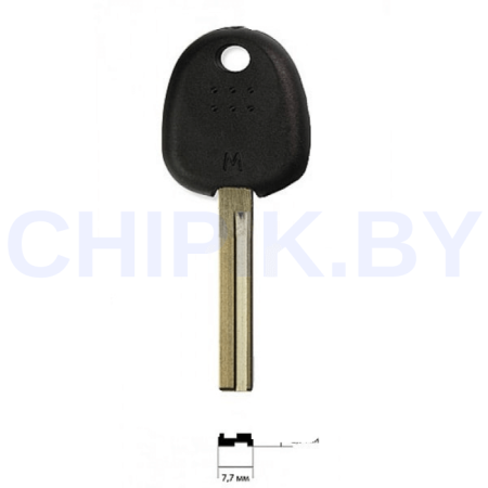 Заготовка ключа HY-19P5, HYN17RB, KIA8RP181 Европа пластик