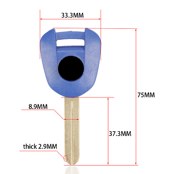 Ключ мотоцикл Хонда синий CBF Ключ мотоцикл Хонда синий CBF