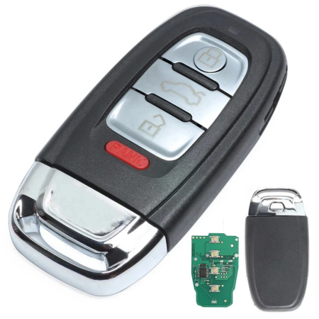 Ключ Ауди A4, A5, A7, S4, S5, S7, Q5  смарт корпус с платой