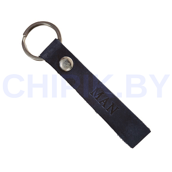 Брелок кожа МАН кожа Синий