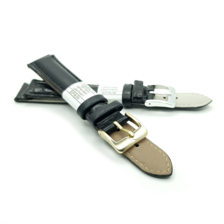 Ремешок искусственная кожа 16 мм, Черный Ремешок искусственная кожа 16 мм, Черный