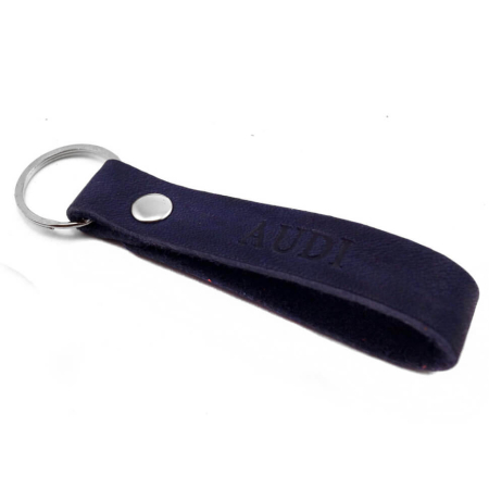 Брелок Ауди кожа Синий