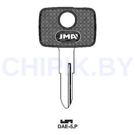 Заготовка авто ключа Дэу DAE-5.P DW02P DW010P DW11P DW7P15 Европа