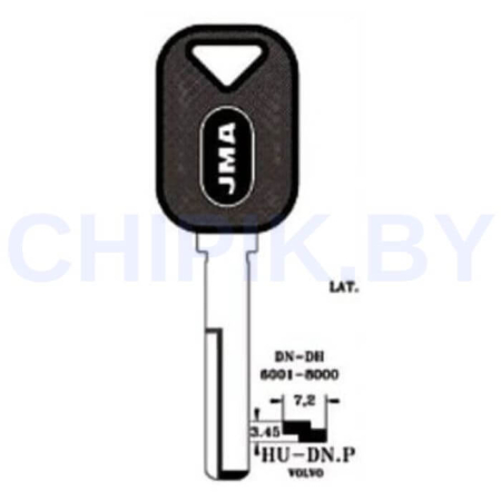 Заготовка авто ключа Вольво HU-DN.P HU57RP S59HFP HF62RP157 VL16P Европа пластик