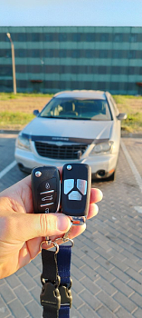 Крайслер Пацифика 2005 изготовление чип ключа зажигания по полной утере