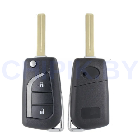 Ключ Тойота Фортунер выкидной корпус, лезвие TOY48