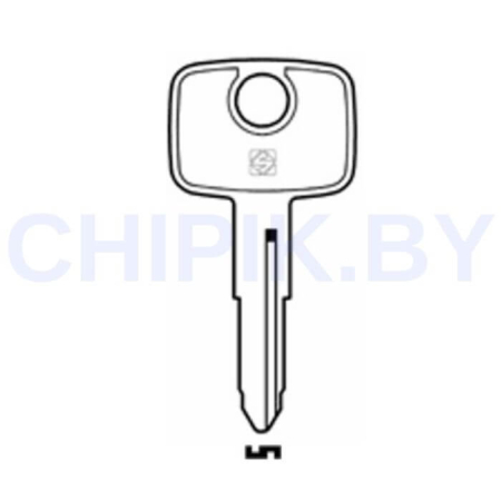 Заготовка авто ключа DAE-5 DWO1 Европа металл Заготовка авто ключа DAE-5 DWO1 Европа металл