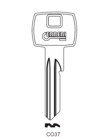 Заготовка ключа COR-15D Европа