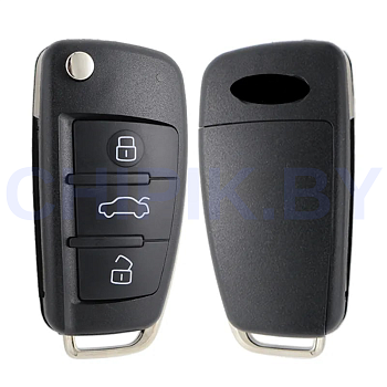 Ключ Ауди А1, А3, А4, А6, Q7 выкидной корпус