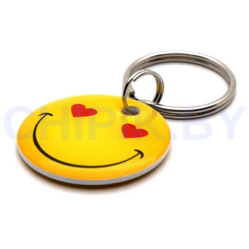 Заготовка для домофонного ключа RFID Em-Marin Smile (Сердечки) Заготовка для домофонного ключа RFID Em-Marin Smile (Сердечки)