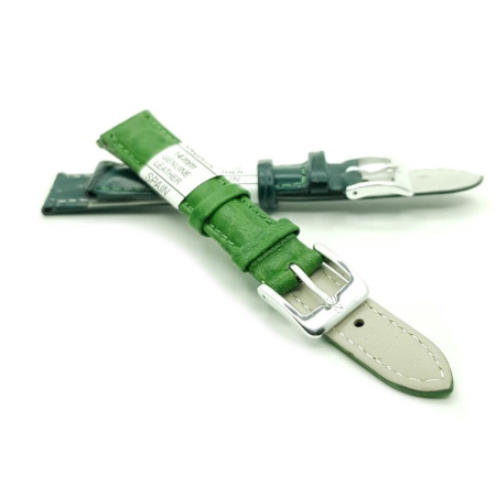 Ремешок искусственная кожа 14 мм, Зеленый