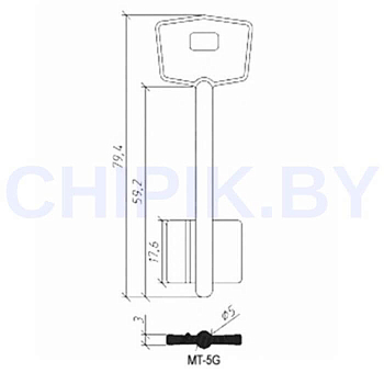 Заготовка ключа Моттура MOTTURA MTR-5G MTR-5D MT-5G 5MT7 2MO9R Заготовка ключа Моттура MOTTURA MTR-5G MTR-5D MT-5G 5MT7 2MO9R