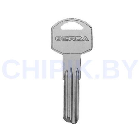 Заготовка ключа WKM3M WKM4 Gerda Заготовка ключа WKM3M WKM4 Gerda
