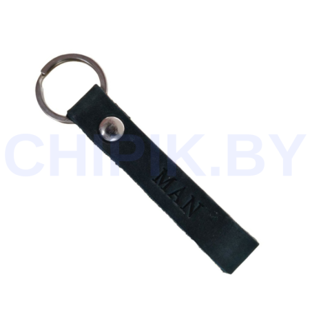 Брелок МАН кожа Черный