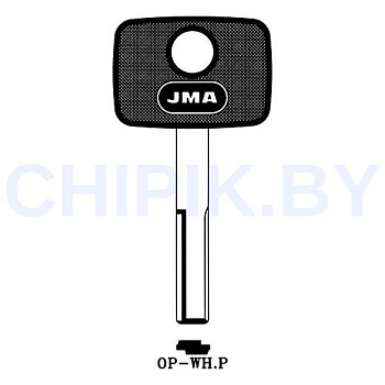 Заготовка авто ключа Опель OP-WH.P HU43P S51HFP HF42P15 Европа пластик