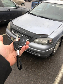 Опель Астра G изготовление дубликата чип ключа зажигания