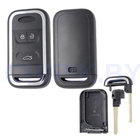 Ключ Чери Тигго 4, 7, 8 смарт корпус
