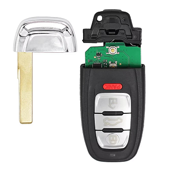 Ключ Ауди S4, Q5, A5, A4 смарт корпус с платой
