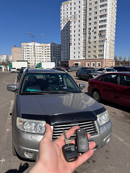 Субару Форестер изготовление дубликата чип ключа зажигания