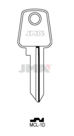 Заготовка ключа MCL-1D MSC1 MCL1 MC1D Европа