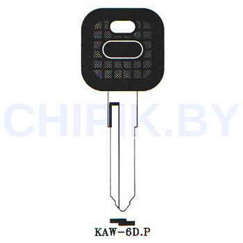 Ключ мотоцикла Кавасаки KAW-6D.P KW14DP KW16RP85 Европа пластик