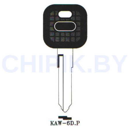 Ключ мотоцикла Кавасаки KAW-6D.P KW14DP KW16RP85 Европа пластик