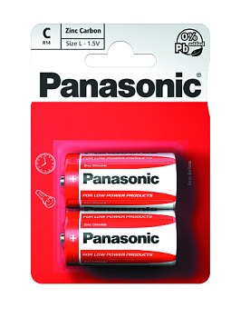 Батарейка C/R14 Panasonic соль 24 шт.