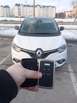 Рено Меган 4 изготовление дубликата чип ключа зажигания