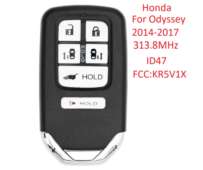 Смарт ключ Хонда Одиссей корпус с платой 6 кнопок Смарт ключ Хонда Одиссей корпус с платой 6 кнопок