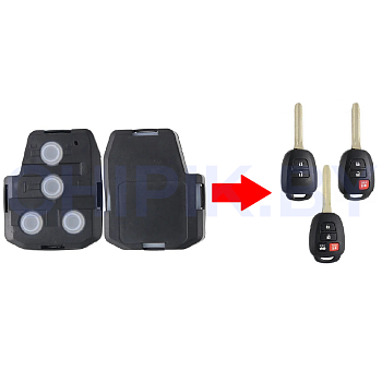 Ключ Тойота Королла, Камри кнопки для ключа