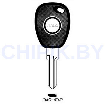 Заготовка авто ключа Рено, Лада, Дача DAC-4D.P DCA4RP49 Европа пластик