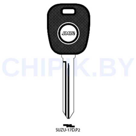 Заготовка авто ключа Сузуки SUZU-17D.P2 Европа под чип