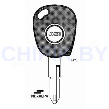 Заготовка авто ключа Пежо, Рено, Ситроен, ДАФ NE-38.P4 NE73TE NE79P Европа под чип Заготовка авто ключа Пежо, Рено, Ситроен, ДАФ NE-38.P4 NE73TE NE79P Европа под чип