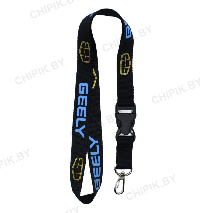 Ланьярд Джили Черный