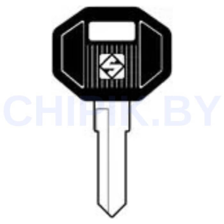 Заготовка авто ключа Мерседес MER-1D.P MRT1RP MRT10LP MRT1RP30 Европа пластик