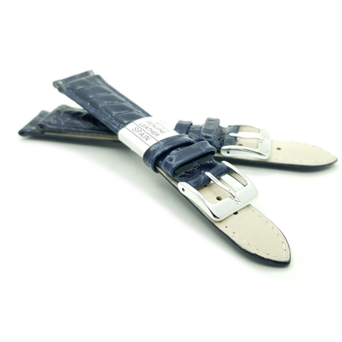 Ремешок искусственная кожа 18 мм,Синий