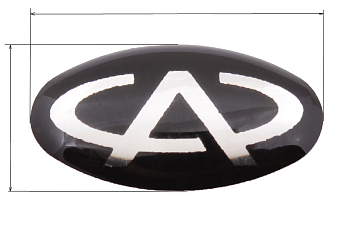 Логотип Чери 8.2/16.2мм Логотип Чери 8.2/16.2мм