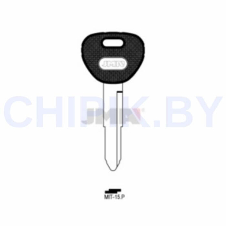 Заготовка авто ключа Митсубиси MIT-15.P MIT15AP MS7AP MIT14P77 Европа пластик