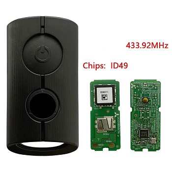 Ключ мотоцикла Ямаха (Yamaha) AEROX, JANUS, NVX, GRANDE Чип 49, частота 433 Model:SKEA7E-02