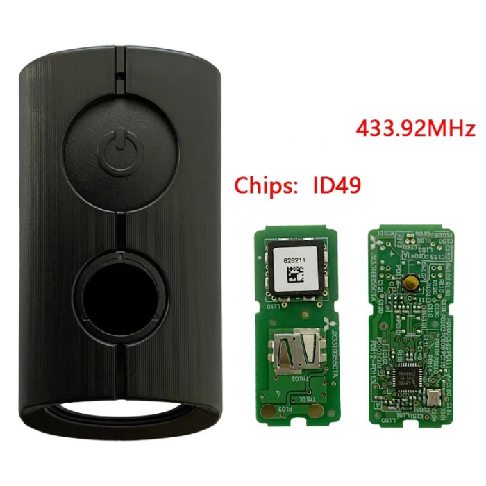 Ключ мотоцикла Ямаха (Yamaha) AEROX, JANUS, NVX, GRANDE Чип 49, частота 433 Model:SKEA7E-02