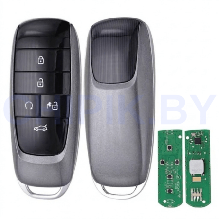 Пульт KeyDiy ZB44-5, 5 кнопок, электромобиль