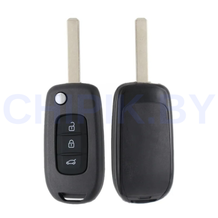 Ключ Рено Каджар, Меган, Дастер, Твинго выкидной корпус