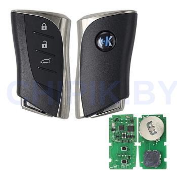 Пульт KEYDIY KD-TIB42-3 8A 4D chip для KD-X2 KD MAX KDX4
