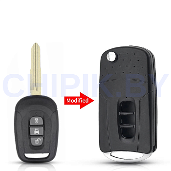 Ключ Шевроле Каптива выкидной корпус