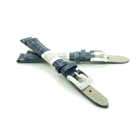 Ремешок искусственная кожа 12 мм,Синий