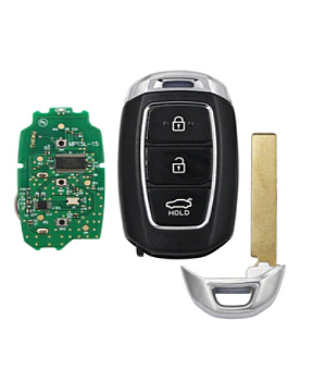Ключ Хендай Санта Фе смарт корпус с платой