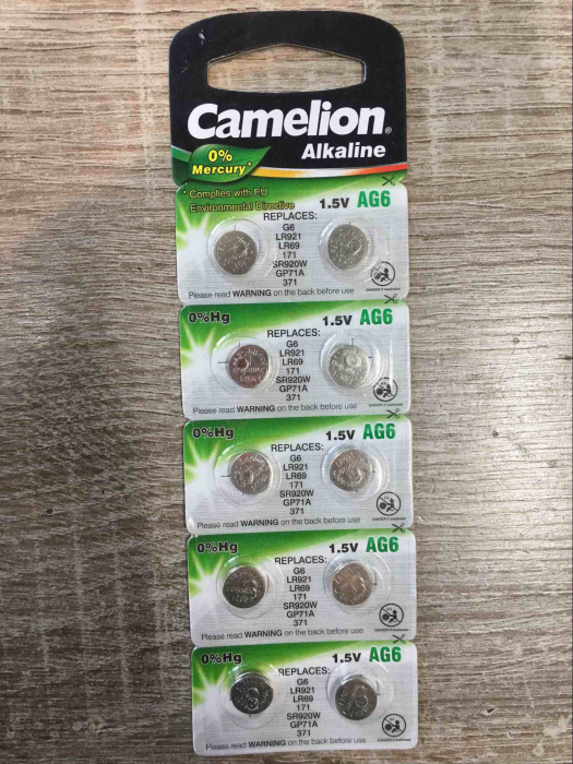 Батарейка AG6/371/LR69/SR920/921/920/171/370/170 Camelion